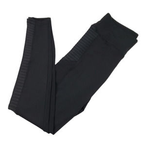 POP FIT Women's Black Scarlet High Waisted Squat Proof Athletic Leggings Size M